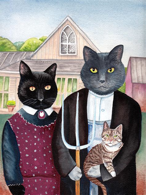 goth cat toys|american gothic cats.